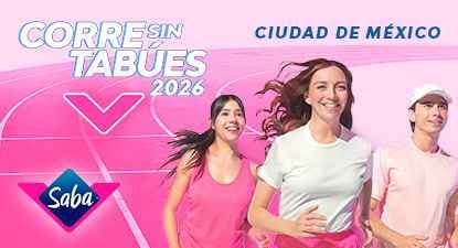 Carrera Saba® Corre Sin Tabúes Cd. de México 2026-AGOTADA